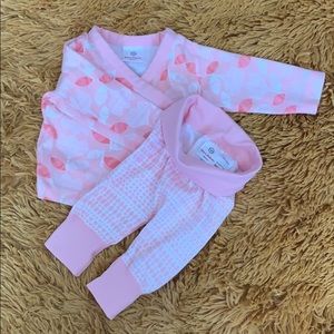 HANNA ANDERSSON baby pink set